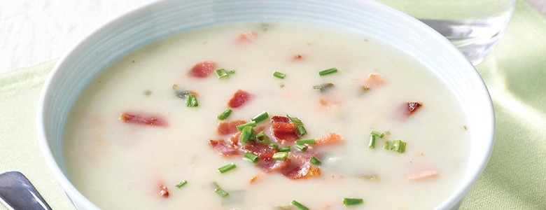 Potato, Leek and Bacon Soup
