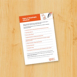 Dysphagia Warning Signs Checklist Dysphagia Warning Signs Checklist