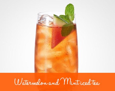Watermelon and Mint Iced Tea