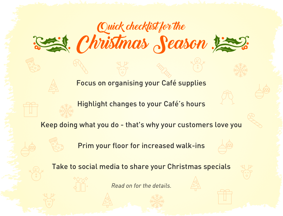 Quick checklist for the Christmas Season Quick checklist for the Christmas Season